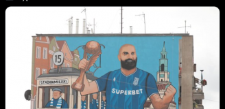 HIT! Tak wygląda MURAL z podobizną Mikaela Ishaka xD